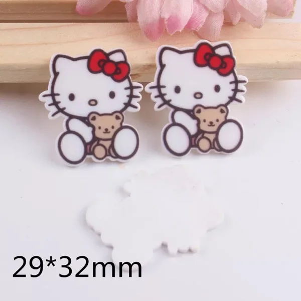 10pcs/lot Cute DIY flat back resin hello kitty planar resin cartoon for kids accessories resin cabochons
10pcs/lot Cute DIY flat back resin hello kitty planar resin cartoon for kids accessories resin cabochons