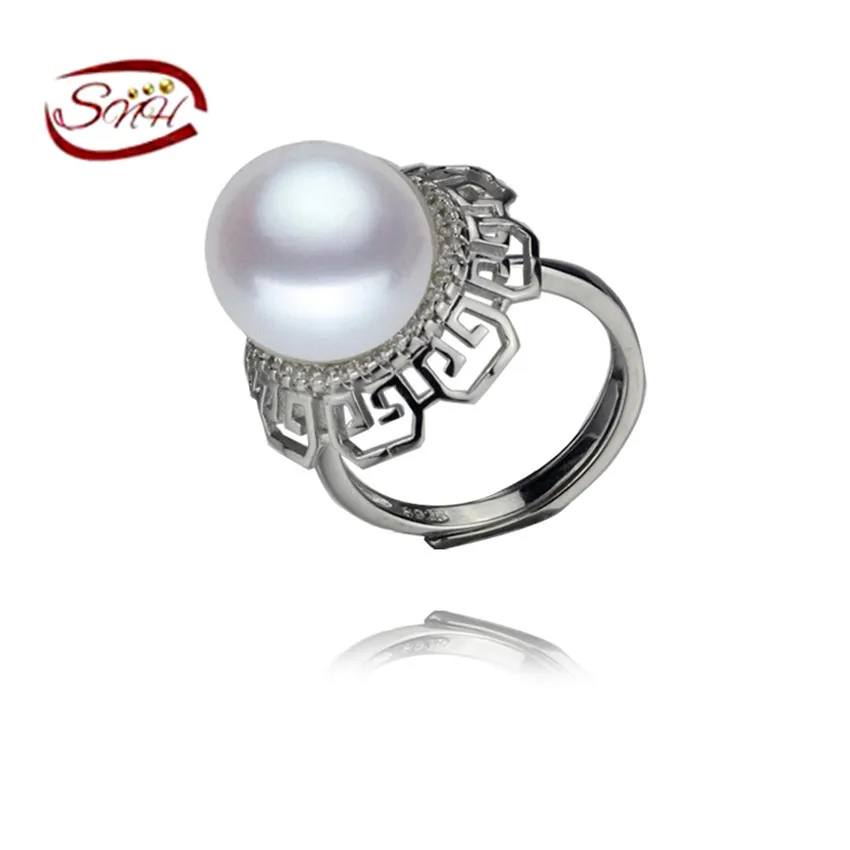 SNH 12mm button AAA 925silver white hot selling natural pearl ring genuine freshwater pearl jewelry for women top quality
SNH 12mm button AAA 925silver white hot selling natural pearl ring genuine freshwater pearl jewelry for women top quality