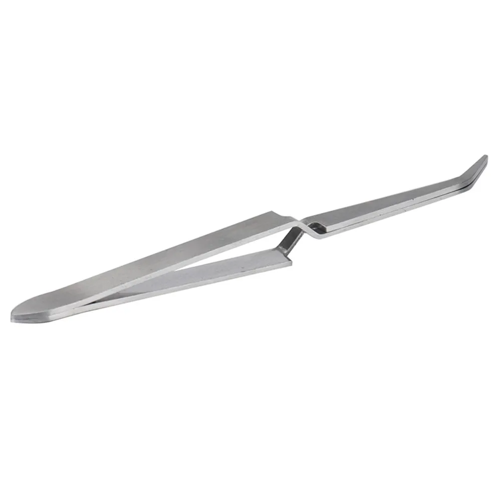 Bent Cross Lock Tweezer Self Close Holding Tweezer DIY Jewelry Hobby Craft Tool Apr28#2
Bent Cross Lock Tweezer Self Close Holding Tweezer DIY Jewelry Hobby Craft Tool Apr28#2