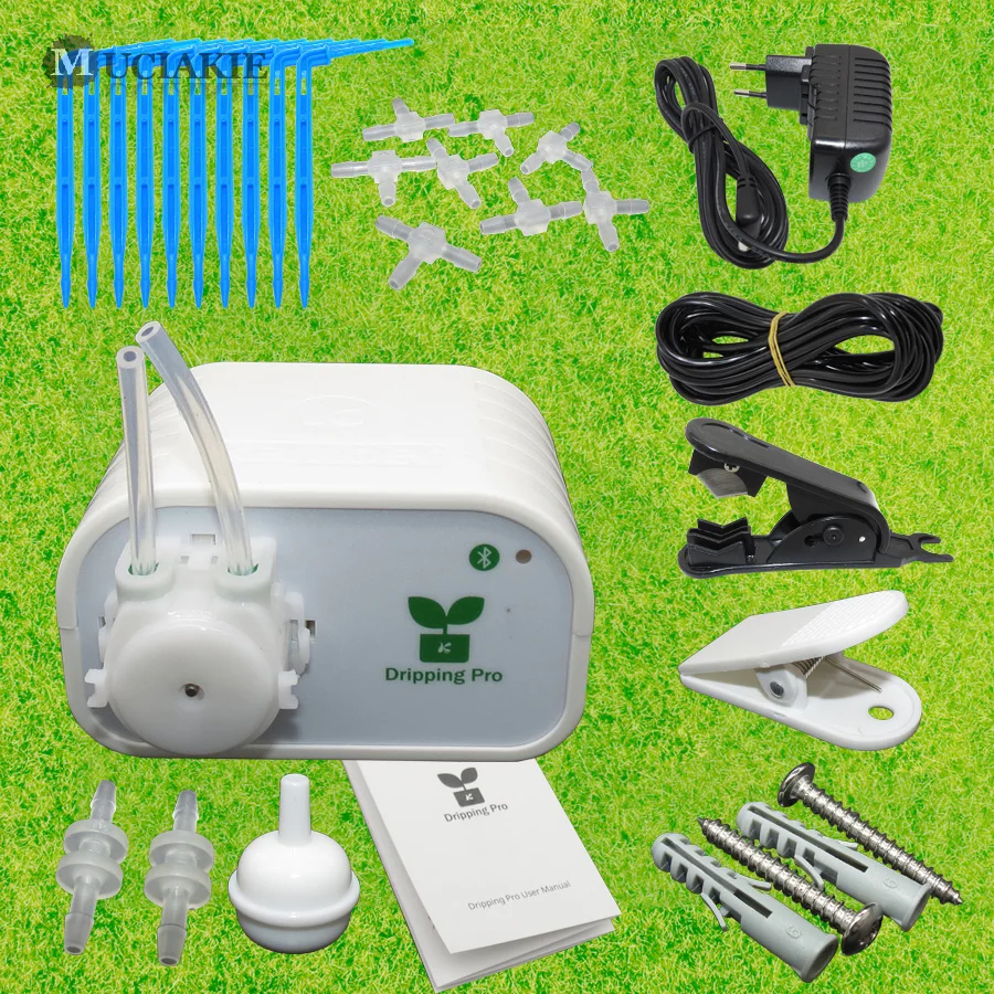 Phone Control Interlligent Home Garden Automatic Watering System Kit Device for Succulent Bonsai Drip Irrigation Tool Pump Timer
Phone Control Interlligent Home Garden Automatic Watering System Kit Device for Succulent Bonsai Drip Irrigation Tool Pump Timer