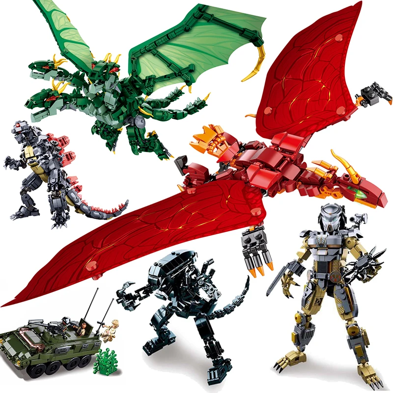 New Movie Godzilla: King of the Monsters Building Blocks Sets Bricks DIY Model Kids Boys Gift Toys Compatible Legoings Friends
New Movie Godzilla: King of the Monsters Building Blocks Sets Bricks DIY Model Kids Boys Gift Toys Compatible Legoings Friends