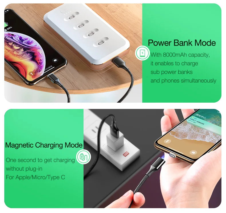 Magnetic Wireless Power Bank Portable Charger External Battery (4)