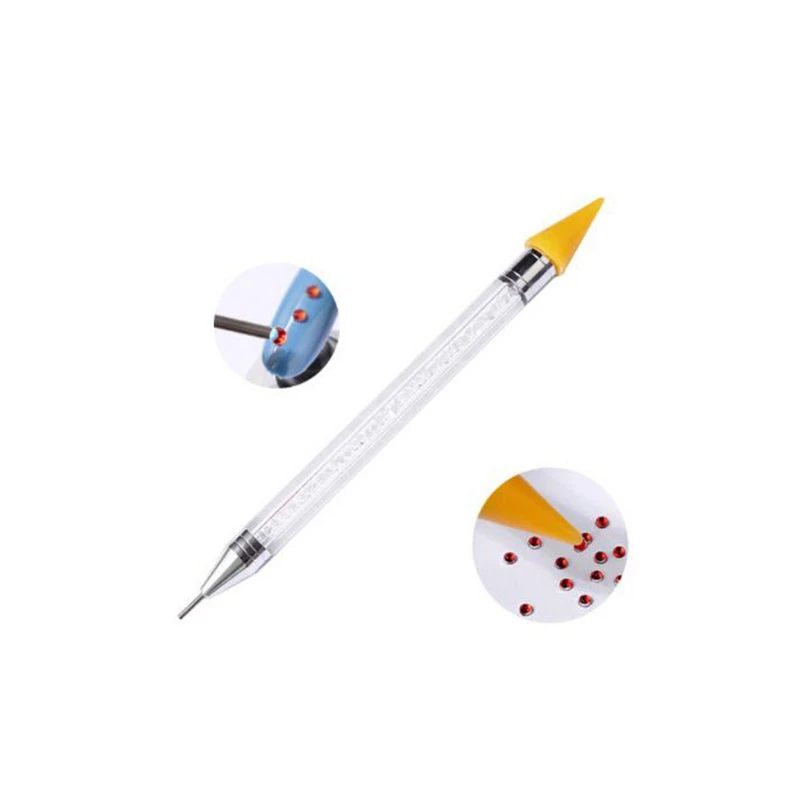 1pcs Dual-ended Dotting Pen Rhinestone Picker Wax Pencil Crystal Beads Handle Manicure Nail Art Tool 02
1pcs Dual-ended Dotting Pen Rhinestone Picker Wax Pencil Crystal Beads Handle Manicure Nail Art Tool 02
