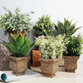 Mini Plastic Fake Artificial Potted Plant Topiary Shrubs Home Desktop Decoration Pot Plant
Mini Plastic Fake Artificial Potted Plant Topiary Shrubs Home Desktop Decoration Pot Plant