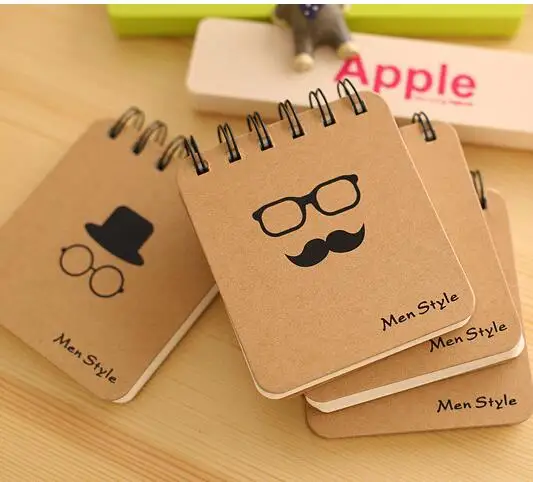 1pcs/lot Kawaii Mustache series Vintage Kraft paper notebook DIY Men style blank notebook
1pcs/lot Kawaii Mustache series Vintage Kraft paper notebook DIY Men style blank notebook