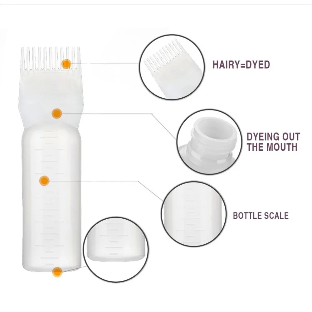 120ml Hair Dye Bottles Applicator Comb Brush Dispenser Kit Scale Squeeze Bottle Hair Solon Home Coloring Dyeing Use 2018 new
120ml Hair Dye Bottles Applicator Comb Brush Dispenser Kit Scale Squeeze Bottle Hair Solon Home Coloring Dyeing Use 2018 new