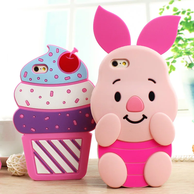 3D Silicone Cute Pig Case For iPhone 6 6s Cartoon Ice Cream Rubber Capa Cover For iphone 6s Plus Phone Case Bag Coque Funda
3D Silicone Cute Pig Case For iPhone 6 6s Cartoon Ice Cream Rubber Capa Cover For iphone 6s Plus Phone Case Bag Coque Funda
