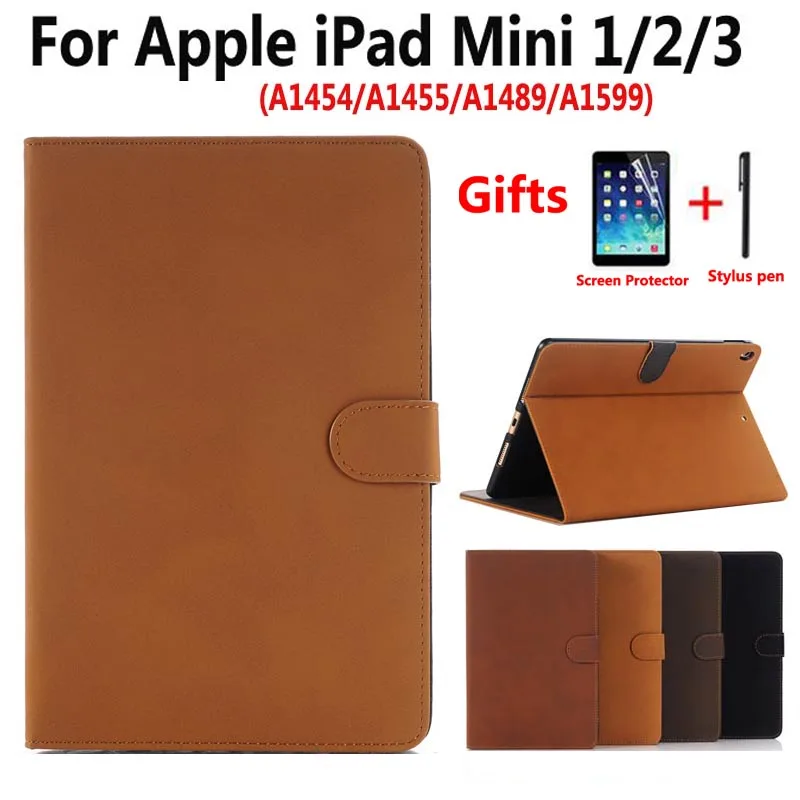 Retro Leather Case for Apple iPad Mini 1 2 3 Mini2 Mini3 7.9 Smart Case Cover Funda Tablet Fashion Magnet Slim Flip Stand Shell
Retro Leather Case for Apple iPad Mini 1 2 3 Mini2 Mini3 7.9 Smart Case Cover Funda Tablet Fashion Magnet Slim Flip Stand Shell