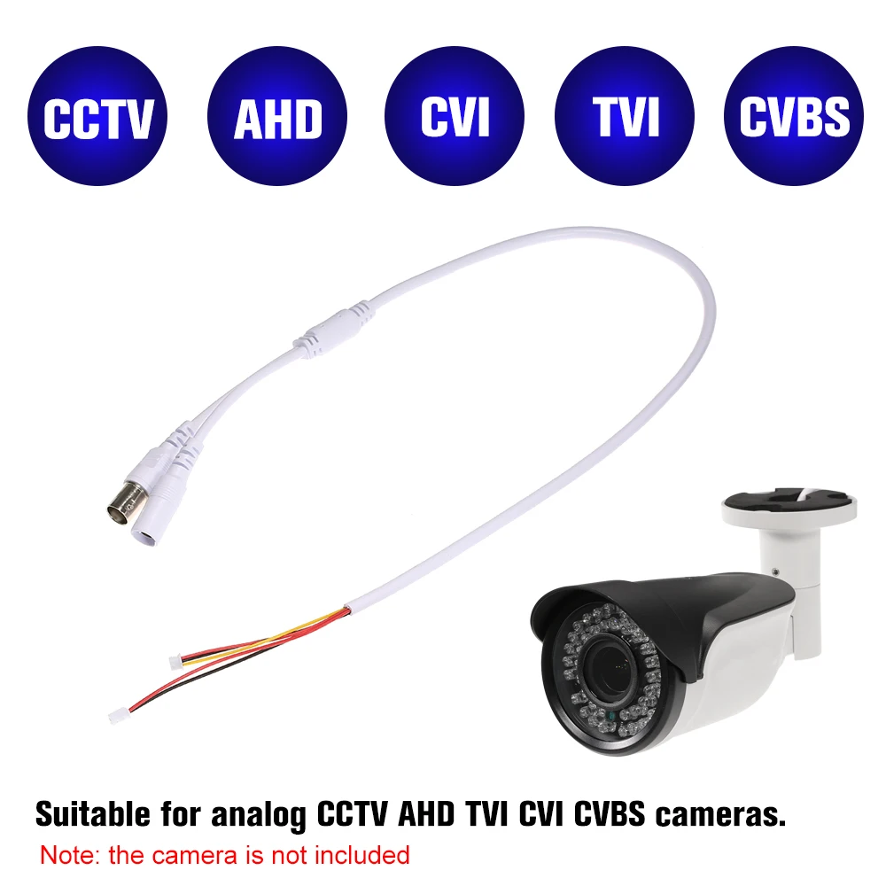 Analog CCTV AHD TVI CVI CVBS Camera PCB Board 5PCS/Lot Pin Analog BNC Video Cable Power Lead Wire F Video & DC Jack Female Cord
Analog CCTV AHD TVI CVI CVBS Camera PCB Board 5PCS/Lot Pin Analog BNC Video Cable Power Lead Wire F Video & DC Jack Female Cord