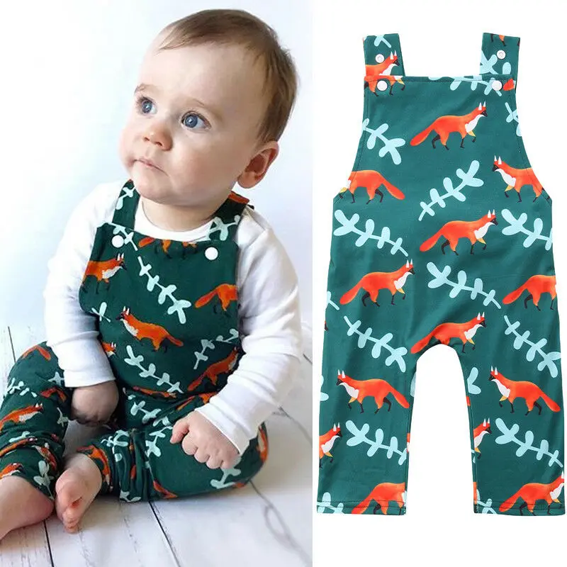 2019 Newborn Kids Baby Boys Fox Romper Strap Jumpsuit Long Pants Bodysuit Jumpsuit Clothes Outfit 0-18M
2019 Newborn Kids Baby Boys Fox Romper Strap Jumpsuit Long Pants Bodysuit Jumpsuit Clothes Outfit 0-18M