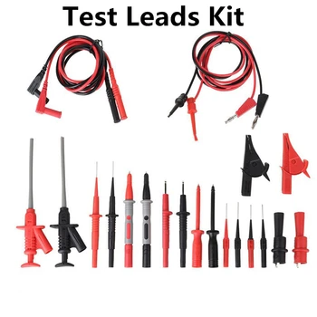 1PC Test Leads Kit Cables Connector Wires Electrical Alligator Clips Insulated Test Flexible Clip Automotive Multimeter Probe
1PC Test Leads Kit Cables Connector Wires Electrical Alligator Clips Insulated Test Flexible Clip Automotive Multimeter Probe