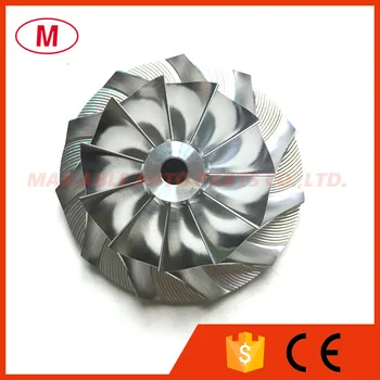 HX35 3537168 53.88/81.30mm 11+0 blades Forward Turbo Billet Compressor wheel/Aluminum 2618/Milling compressor wheel Komatsu
HX35 3537168 53.88/81.30mm 11+0 blades Forward Turbo Billet Compressor wheel/Aluminum 2618/Milling compressor wheel Komatsu