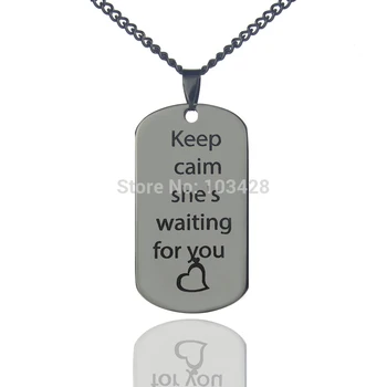 AILIN Personalized Name Dog Tag Necklace Titanium Steel Couples Necklace Anniversary Gift
AILIN Personalized Name Dog Tag Necklace Titanium Steel Couples Necklace Anniversary Gift
