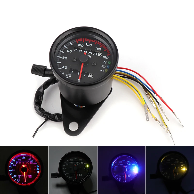 KEMiMOTO Motorcycle Speedometer Odomet LED Indicator Readable Speed Meter Gauge Motorbike Instrument Universal DC 12V km/h
KEMiMOTO Motorcycle Speedometer Odomet LED Indicator Readable Speed Meter Gauge Motorbike Instrument Universal DC 12V km/h