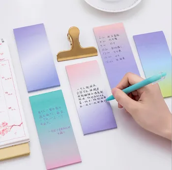 1 Pcs Lovely Rainbow Memo Pads Decoration Stickers Self-Adhesive Stationery Sticky Notes N Times Paste Candy Color pads
1 Pcs Lovely Rainbow Memo Pads Decoration Stickers Self-Adhesive Stationery Sticky Notes N Times Paste Candy Color pads