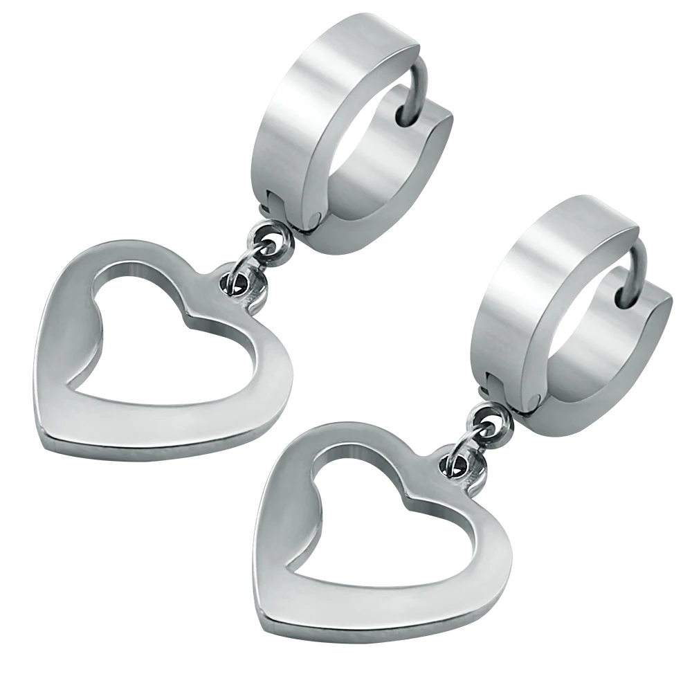 Heart huggies small hoop earrings for women stainless steel silver hoop earrings for men women pendientes de aros de plata mujer
Heart huggies small hoop earrings for women stainless steel silver hoop earrings for men women pendientes de aros de plata mujer