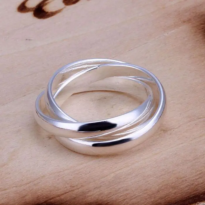 Free Shipping New Beautiful Fashion 925 jewelry silver plated ring Three Circles anel de ouro bijoux SMTR167
Free Shipping New Beautiful Fashion 925 jewelry silver plated ring Three Circles anel de ouro bijoux SMTR167
