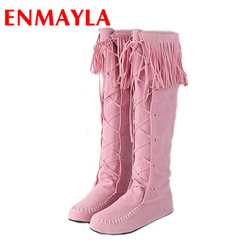 ENMAYER Bigsize 34-43 Women's New Fashion Sexy Knee High Long Boots Low flats Heel Winter women Shoes Slip-on Shoes Autumn Boots
ENMAYER Bigsize 34-43 Women's New Fashion Sexy Knee High Long Boots Low flats Heel Winter women Shoes Slip-on Shoes Autumn Boots