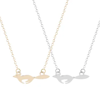 QIAMNI 30pcs/lot Hot Sale Wholesale Running Fox Initial Animal Necklace Wedding Gift for Women and Girls
QIAMNI 30pcs/lot Hot Sale Wholesale Running Fox Initial Animal Necklace Wedding Gift for Women and Girls