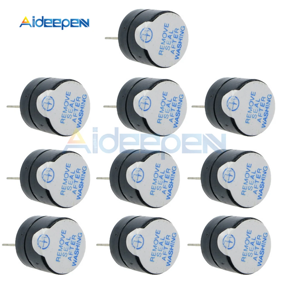 10Pcs 5V Active Buzzer Magnetic Long Continous Beep Tone Alarm Ringer MINI Active Piezo Buzzers For Computers Printers 12*9.5mm
10Pcs 5V Active Buzzer Magnetic Long Continous Beep Tone Alarm Ringer MINI Active Piezo Buzzers For Computers Printers 12*9.5mm