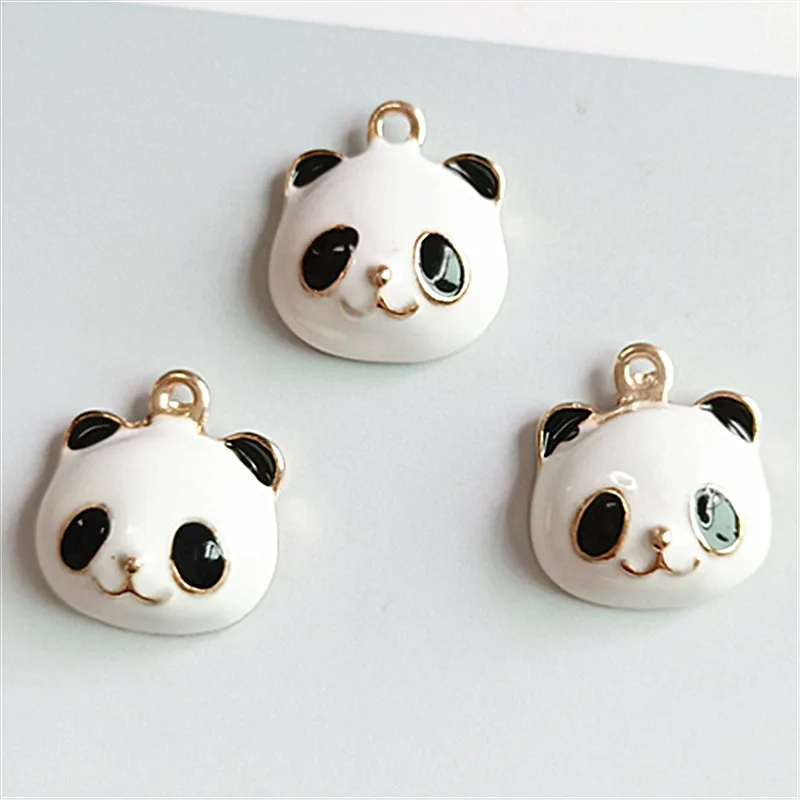 50pcs 17*19mm Gold Color Enamel Cute Panda Shape Charm Oil drop panda Pendant for DIY Handmade Hair Jewelry Making wholesale
50pcs 17*19mm Gold Color Enamel Cute Panda Shape Charm Oil drop panda Pendant for DIY Handmade Hair Jewelry Making wholesale