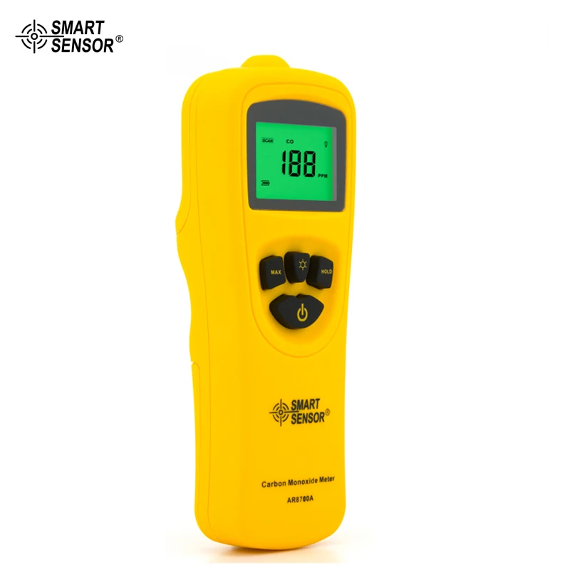 Handheld Digital Carbon Monoxide Tester CO Monitor Gas Detector Smart Sensor AR8700A
Handheld Digital Carbon Monoxide Tester CO Monitor Gas Detector Smart Sensor AR8700A