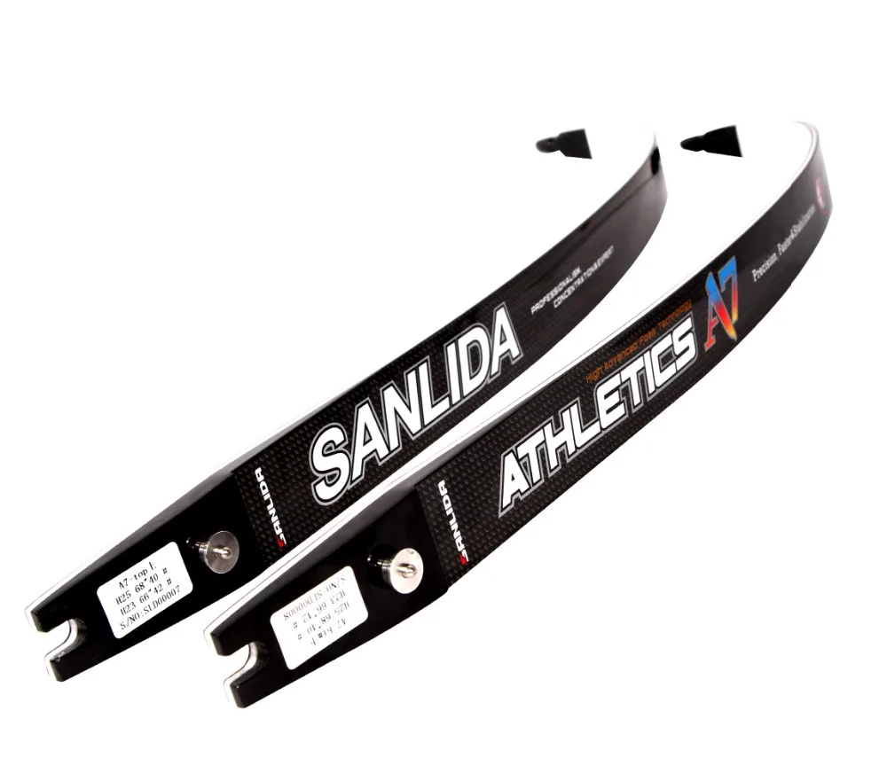 Sanlida A7 High-End ILF Recurve Bow Limbs, ILF Limbs s Carbon Fiber & Graphite Foam, 20-44 LBS Shooting Outdoor Sports
Sanlida A7 High-End ILF Recurve Bow Limbs, ILF Limbs s Carbon Fiber & Graphite Foam, 20-44 LBS Shooting Outdoor Sports