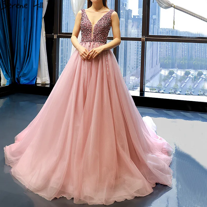Dubai Design Red Bean Sexy Evening Dresses 2021 Sequined Crystal Sleeveless Sparkle Formal Dress Real Photo 66713 | Свадьбы и
