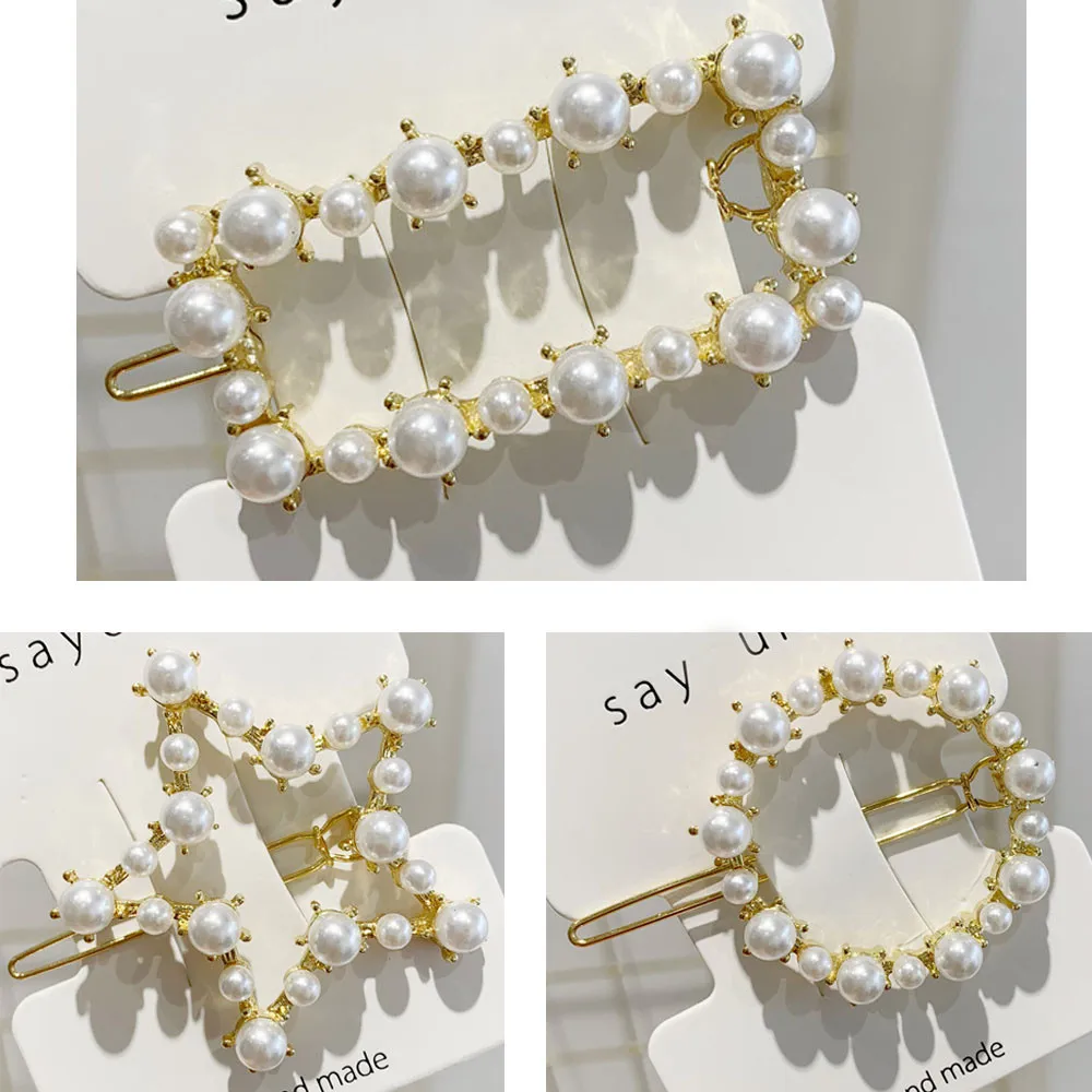 New Fashion Elegant Temperament Pearl Hairpin Korean Chic Wind Retro Star Edge Clip Bangs Clip Hairpin Clip Hair Styling Tool
New Fashion Elegant Temperament Pearl Hairpin Korean Chic Wind Retro Star Edge Clip Bangs Clip Hairpin Clip Hair Styling Tool