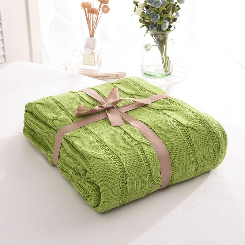 Knitted Plaid Cotton Soft Blankets Adult Bedding Quilt Spring Autumn Sofa Cover Travel Comforter Knitted Baby Blanket
Knitted Plaid Cotton Soft Blankets Adult Bedding Quilt Spring Autumn Sofa Cover Travel Comforter Knitted Baby Blanket