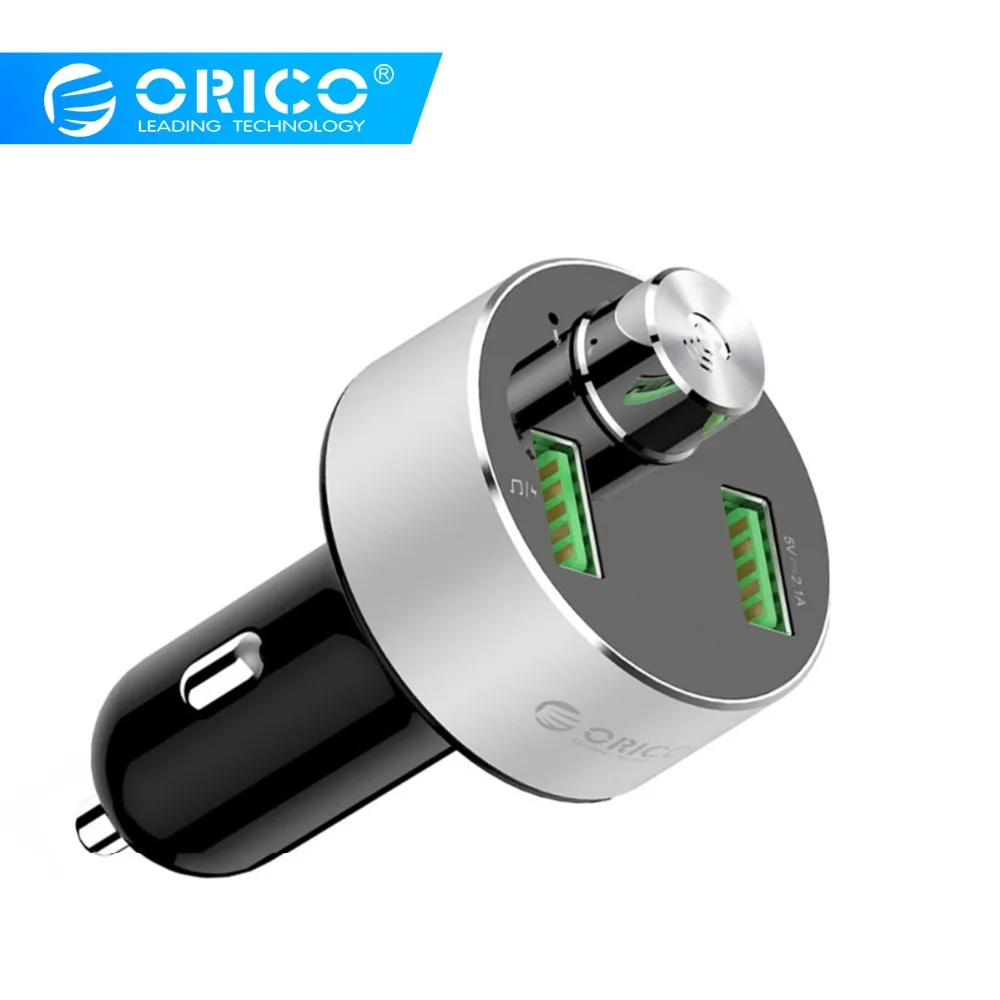 ORICO 2 Port USB Bluetooth Car Charger with Voltage Dispaly Screen Support TF U Disk Answer the Call For Samsung Xiaomi Charger
ORICO 2 Port USB Bluetooth Car Charger with Voltage Dispaly Screen Support TF U Disk Answer the Call For Samsung Xiaomi Charger
