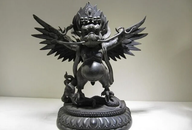 USPS to USA S0441 Tibet Buddhism classical 100% Pure Bronze marked Garuda Bird God Buddha Statue (B0328)
USPS to USA S0441 Tibet Buddhism classical 100% Pure Bronze marked Garuda Bird God Buddha Statue (B0328)