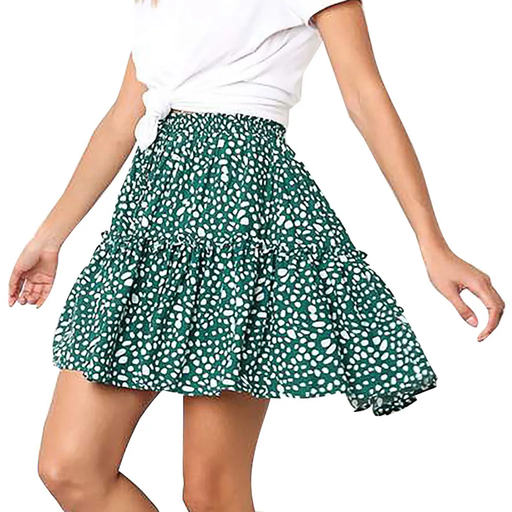 cheap sexy skirts Fashion Women Casual Polka Dot Print Ruffles A-Line Pleated Lace Up Short SKirt saia feminina dropshipping
cheap sexy skirts Fashion Women Casual Polka Dot Print Ruffles A-Line Pleated Lace Up Short SKirt saia feminina dropshipping