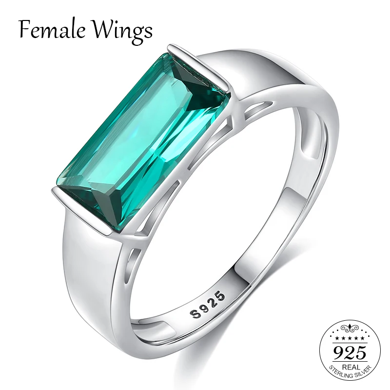 FEMALE WINGS 925 Sterling Silver Green CZ Zircon Jewelry Engagement Ring Wedding Band Women Silver Finger Ring Ringen Gift FR167
FEMALE WINGS 925 Sterling Silver Green CZ Zircon Jewelry Engagement Ring Wedding Band Women Silver Finger Ring Ringen Gift FR167