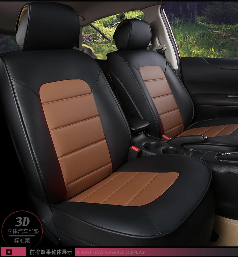 2 x fronti SKODA Fabia Vrs-Heavy Duty Nero Impermeabile Car Seat Covers