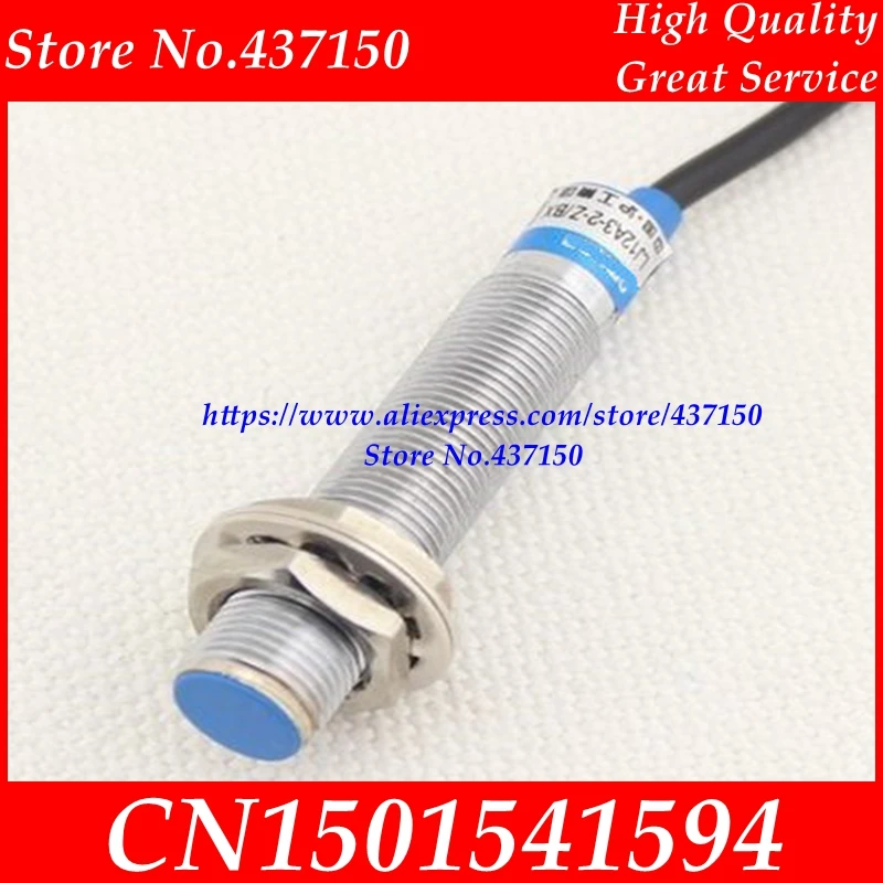 Inductive proximity sensor LJ12A3-2-Z/AX NPN normally closed three-wire detection distance 2 mm,free shipping
Inductive proximity sensor LJ12A3-2-Z/AX NPN normally closed three-wire detection distance 2 mm,free shipping
