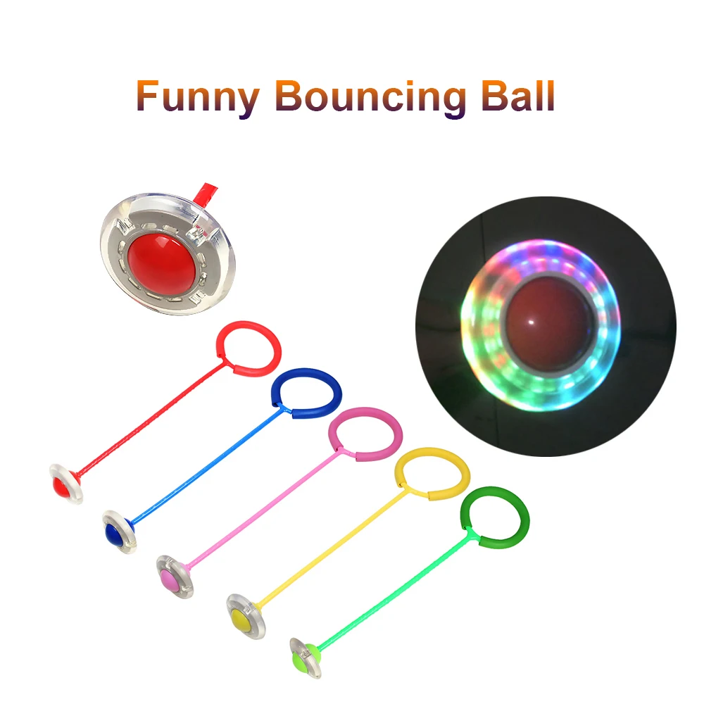 2019 Funny Bouncing Balls One Foot Flashing Skip Ball Jump Ropes Sports Swing Ball Children Fitness Playing Entertainment Toys
2019 Funny Bouncing Balls One Foot Flashing Skip Ball Jump Ropes Sports Swing Ball Children Fitness Playing Entertainment Toys