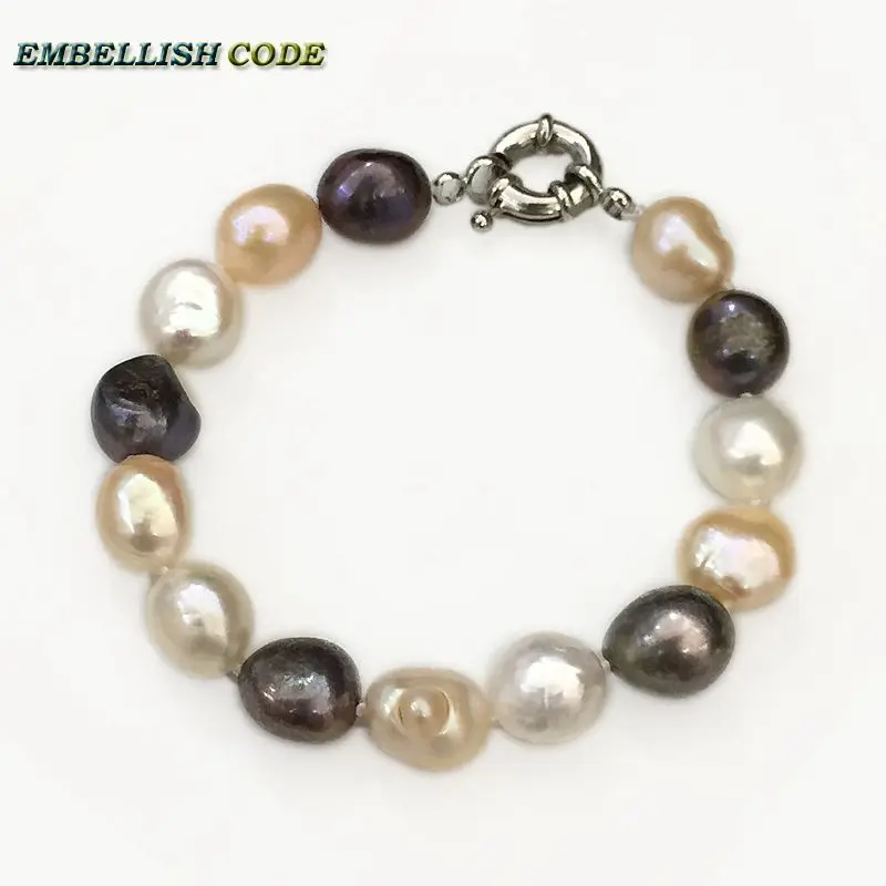 graceful semi baroque irregular pearl bracelet bangle white peach black blue Peacock Mixed color real freshwater pearls summer
graceful semi baroque irregular pearl bracelet bangle white peach black blue Peacock Mixed color real freshwater pearls summer