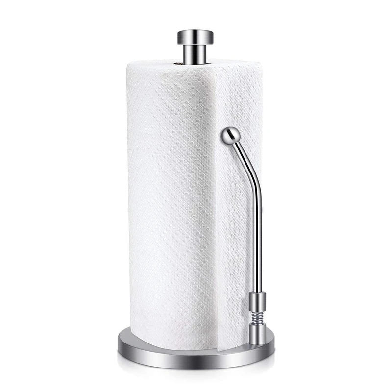 TOP!-Paper Towel Holder Stainless Steel Standing Tissue Holder One-Handed Tear, Perfect Modern Design for Kitchen Keeps Kitche
TOP!-Paper Towel Holder Stainless Steel Standing Tissue Holder One-Handed Tear, Perfect Modern Design for Kitchen Keeps Kitche