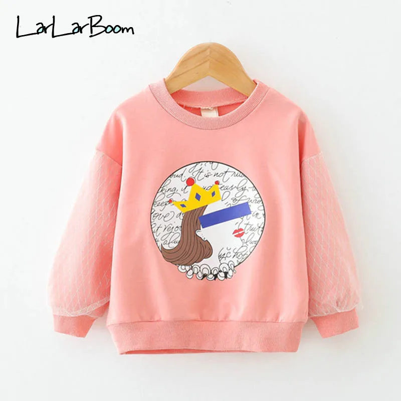 LarLarBoom Girls Tops Kids Shirts New Arrive Kids Casual Queen Pattern Lace Sleeve Patchwork T-shirt Kids Long Sleeve Tops
LarLarBoom Girls Tops Kids Shirts New Arrive Kids Casual Queen Pattern Lace Sleeve Patchwork T-shirt Kids Long Sleeve Tops