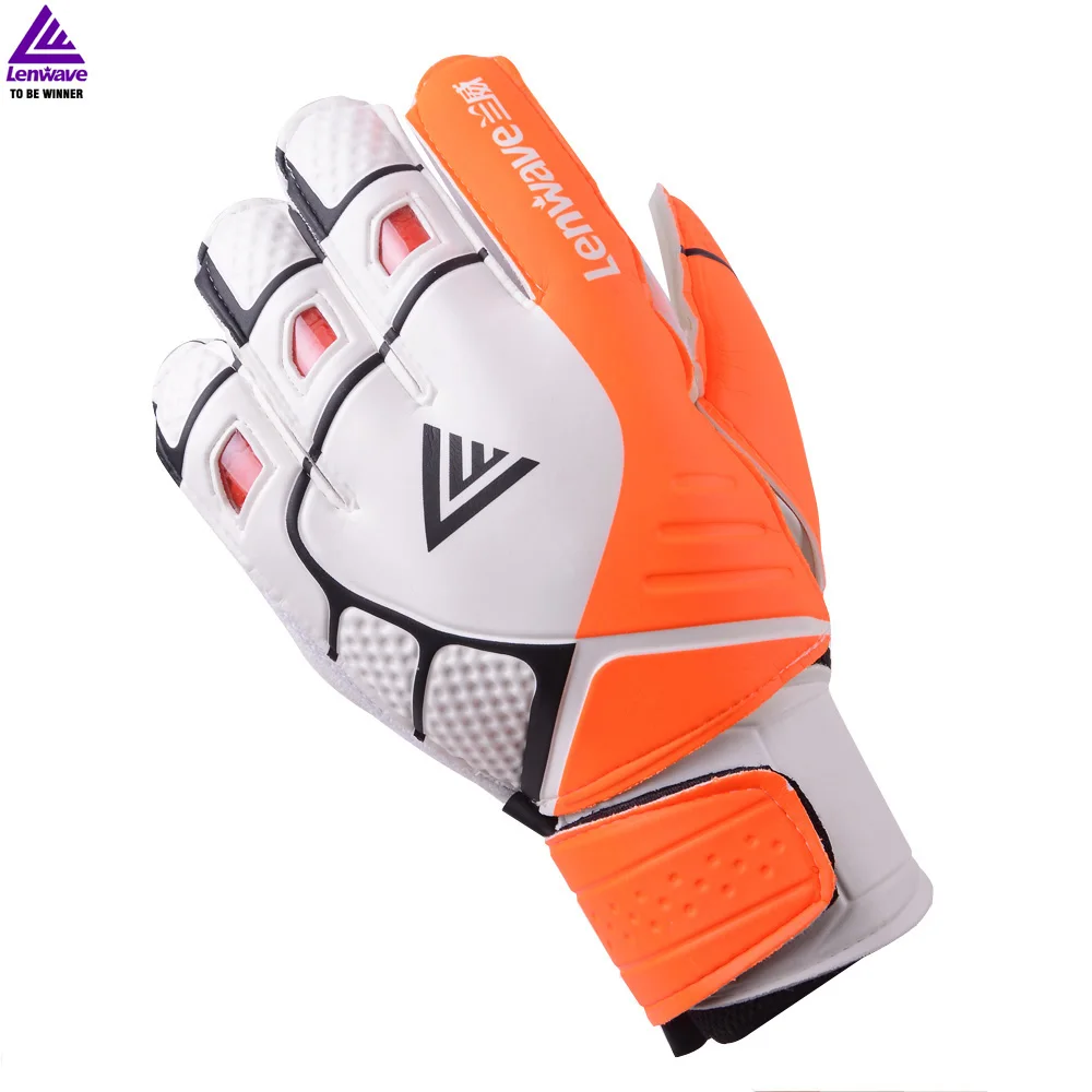 Image Latex Goalkeeper Gloves Soccer football gloves latex plam Goal Keeper Gloves For Training