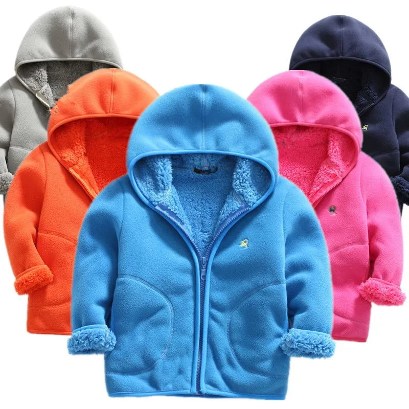 Children Casual Hooded Jackets Boys Girls Solid Color Thickened Polar Fleece Coats Kids Windproof Comfortable Jacket
Children Casual Hooded Jackets Boys Girls Solid Color Thickened Polar Fleece Coats Kids Windproof Comfortable Jacket