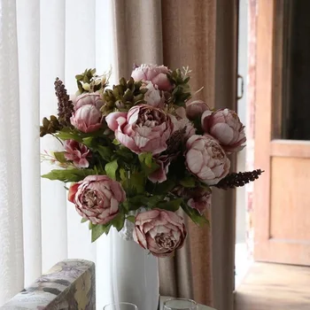 Artificial Peony Simulation Showy Flower For Wedding House Home Office Decoration 2pcs Color Assorted
Artificial Peony Simulation Showy Flower For Wedding House Home Office Decoration 2pcs Color Assorted