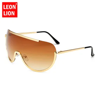 LeonLion 2020 One-piece Big Sunglasses Women Classic Round Sun Glasses Metal Candy Colors Outdoor Eyeglasses Holiday Driving
LeonLion 2020 One-piece Big Sunglasses Women Classic Round Sun Glasses Metal Candy Colors Outdoor Eyeglasses Holiday Driving