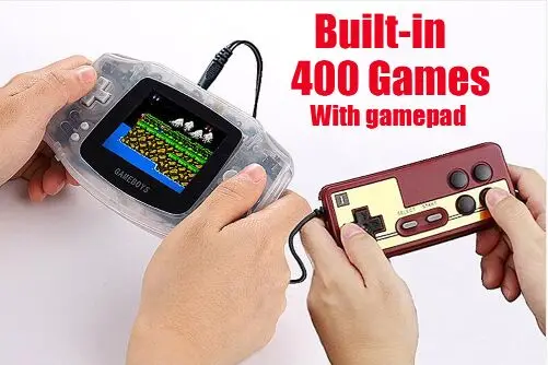 Portable Mini Retro Handheld Game Console 8-Bit 3.0 Inch HD Screen Color LCD Built-in 400 Classic Games Retro Video Game Player
Portable Mini Retro Handheld Game Console 8-Bit 3.0 Inch HD Screen Color LCD Built-in 400 Classic Games Retro Video Game Player
