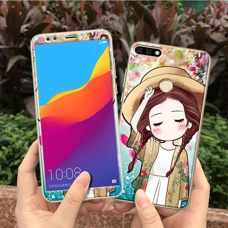 Screen Protector Case for Huawei Honor 7C 7A Pro 8X front Toughened glass membrane and TPU back Coloured drawing pattern shell
Screen Protector Case for Huawei Honor 7C 7A Pro 8X front Toughened glass membrane and TPU back Coloured drawing pattern shell