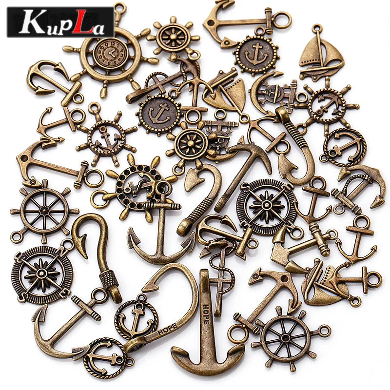 Vintage Nautical Anchor Charms Antique Metal Charms Zinc Alloy Trendy Anchor Pendant Mixed Charms 50pcs/lot C5136
Vintage Nautical Anchor Charms Antique Metal Charms Zinc Alloy Trendy Anchor Pendant Mixed Charms 50pcs/lot C5136