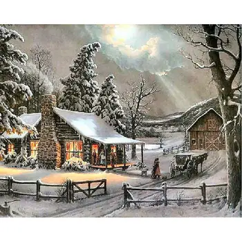 5D Diamond Embroidery house Diy Diamond Painting landscape picture full square rhinestones cross stitch mosaic wall stickers
5D Diamond Embroidery house Diy Diamond Painting landscape picture full square rhinestones cross stitch mosaic wall stickers