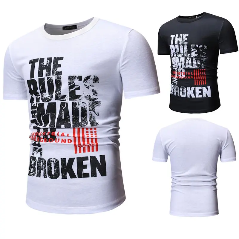 Summer T-Shirt Men Short Sleeve O-Neck Harajuku Letter T-shirt Fashion for Adult Short Sleeves Casual Males Top Tee White New
Summer T-Shirt Men Short Sleeve O-Neck Harajuku Letter T-shirt Fashion for Adult Short Sleeves Casual Males Top Tee White New