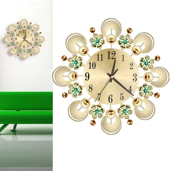 Creative Large Volume Flower Wrought Iron Diamond Wall Hanging Home Living Room Decorative Clock
Creative Large Volume Flower Wrought Iron Diamond Wall Hanging Home Living Room Decorative Clock